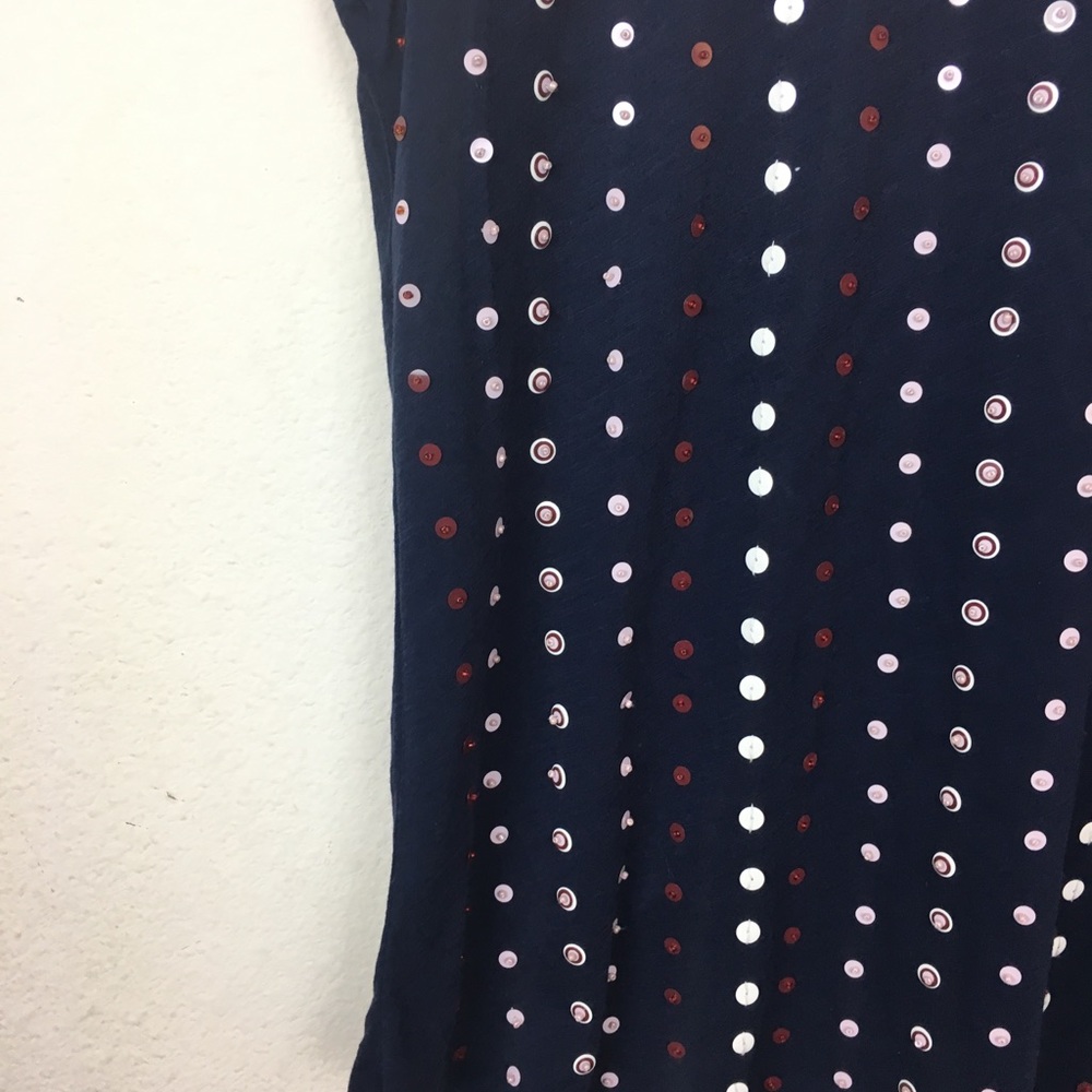 J.Crew Stacked Navy Sequin Shell - image 5